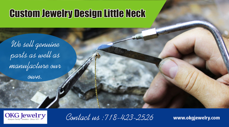 Custom jewelry design little neck