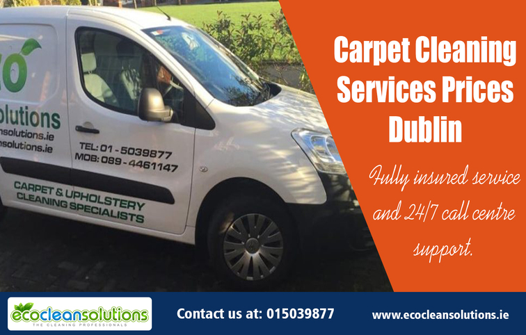 Carpet cleaning services prices dublin