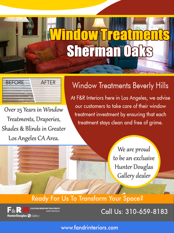 Window treatments Sherman Oaks