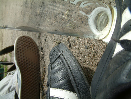 shoes and beer