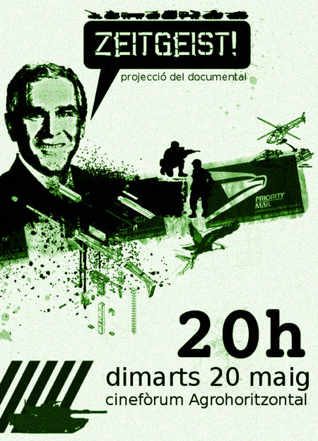 Cartell del cineforum per al 20 de maig