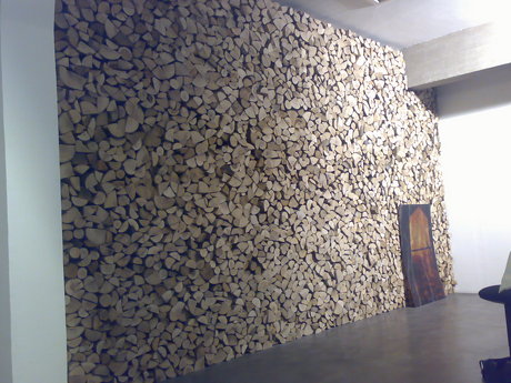 Wood wall