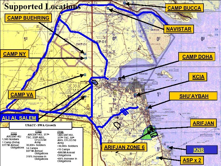 Map Kuwait