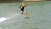 Mid air 180 turn