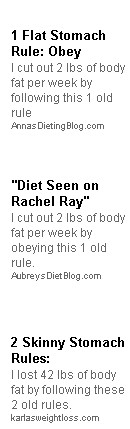 weightloss ads on a news site