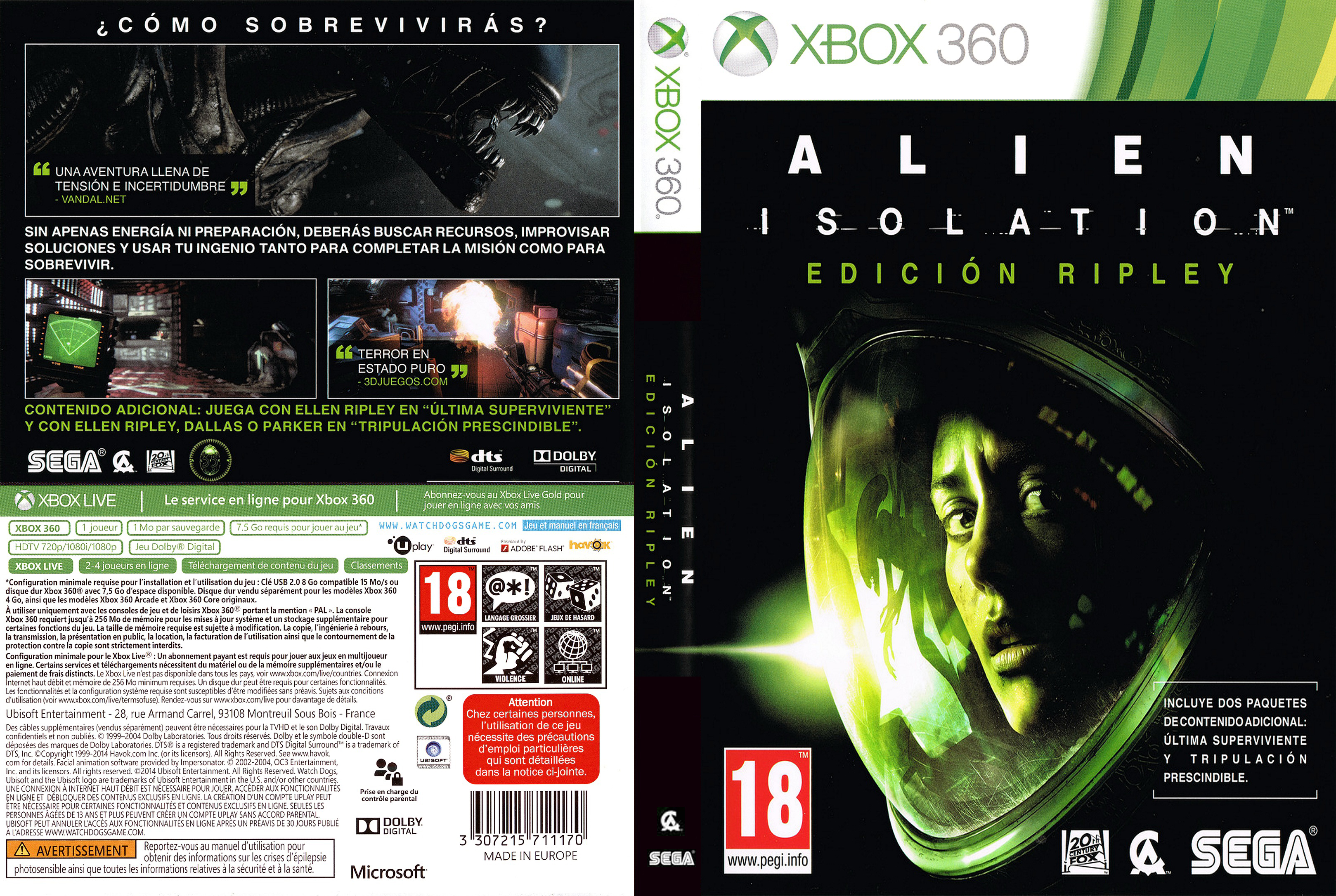 Inolvidable muñeca molécula APORTE] Cover Alien Isolation En Español - Xbox360