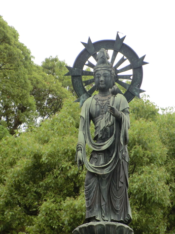 Maitreya (I assume) statue in Kyoto