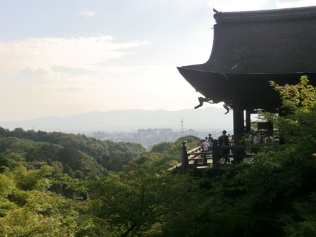View from Kiyomizu-dera temple