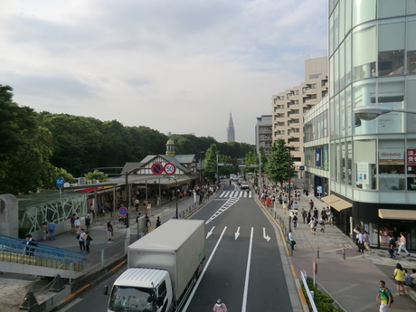 Train station in Harajuku