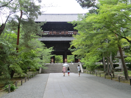 Temple gate in Kyoto