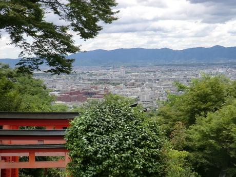 View from Fushimi Inari