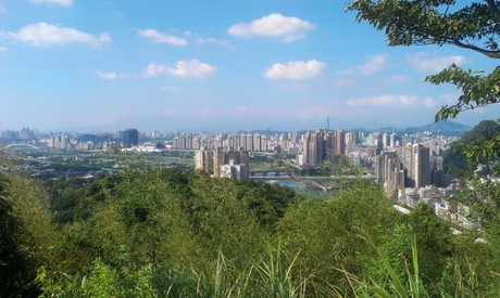 View from a mountain in Xindian