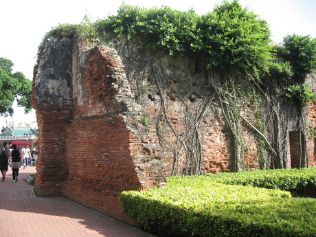 Part of the old wall