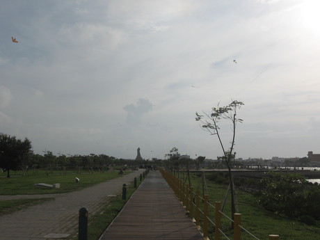 The park on the waterfront
