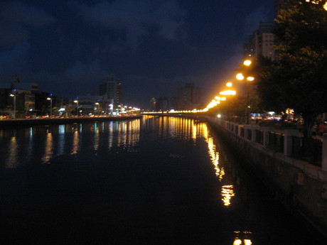 The canal at night