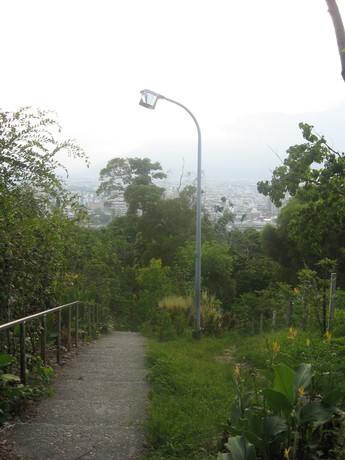 Trail and view in Meilunshan Park in Hualien