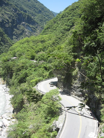 Part of a road in Taroko