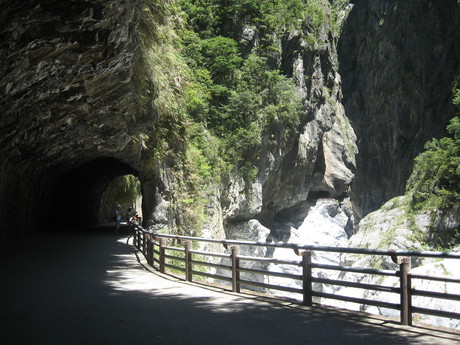 Along the Tunnel of Nine Turns, a foot trail in Taroko