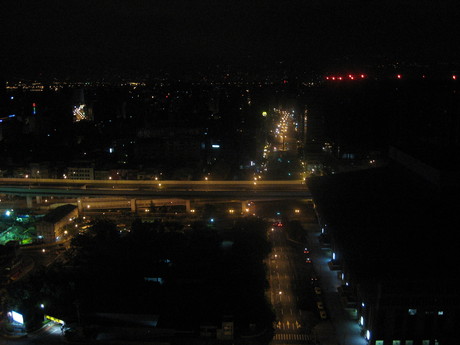 Night view from the K Mall building