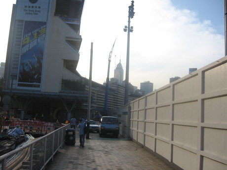 Entrance to the stands at Happy Valley