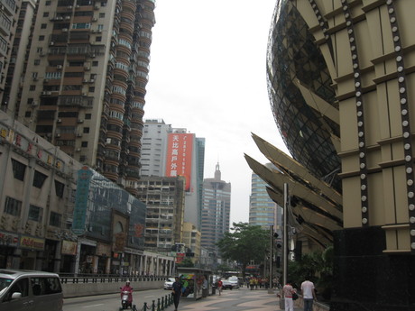 Street in front of the Grand Lisboa