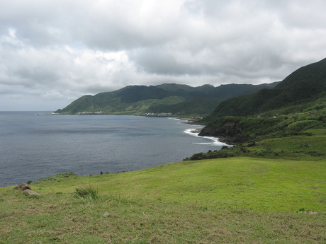 View on the west side of the island, looking toward Yuren and Hongyou villiages