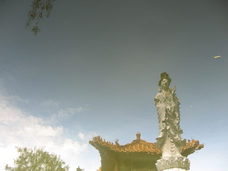 Guanyin statue outside