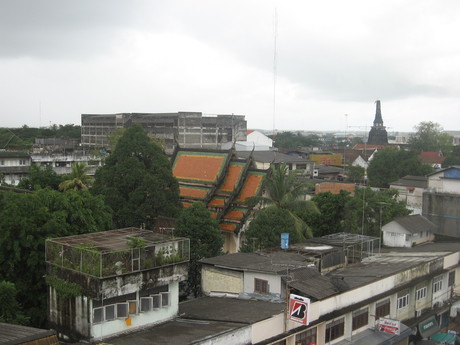 View of Nakon Si Tammarat from my hotel window