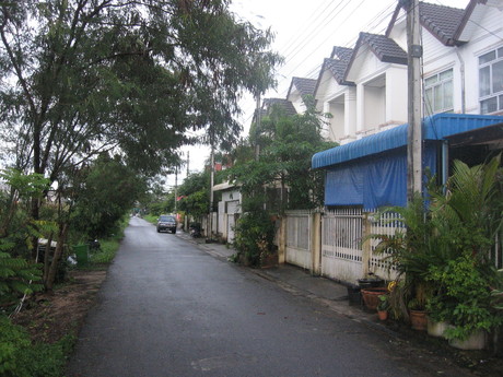 Townhouses on side streets