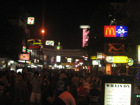 Khao San road at night