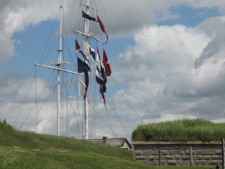 Flags at the Citadel.