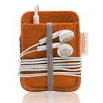 iPod -omme i orange filt